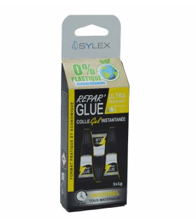 Colle Répar'Glue gel 3x1g