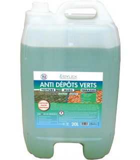 Sylex Nettoyant anti dépôts verts - Toitures, murs et terrasses