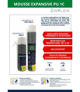 Mousse expansive PU 1C Pro 75 750ml