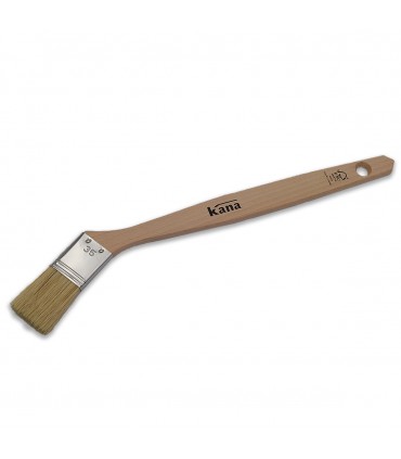 Brosse plate coudée