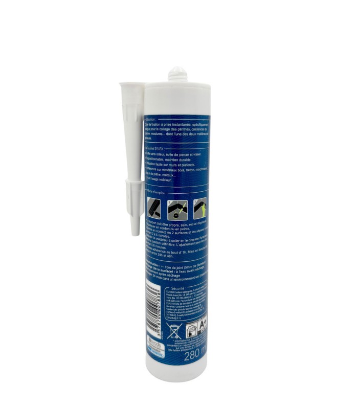 Colle acrylique de fixation spéciale plinthes 280ml