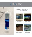 Mastic Menuiserie et Vitrage 280 ml SYLEX SI 502