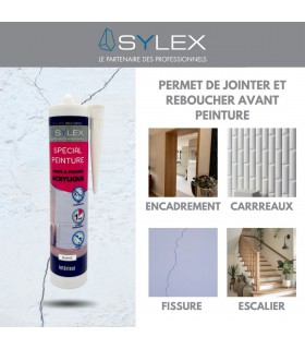 Mastic acrylique Sylex DECO MP 201 280 ml - Joints et fissures