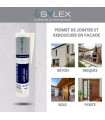 Mastic façade 280ml SYLEX Exterior MAE 405 - Joints et fissures