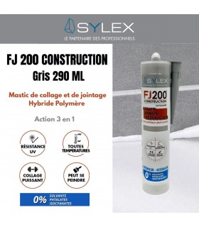 Mastic Coller, Jointer et Sceller 290ml Sylex Construction FJ200