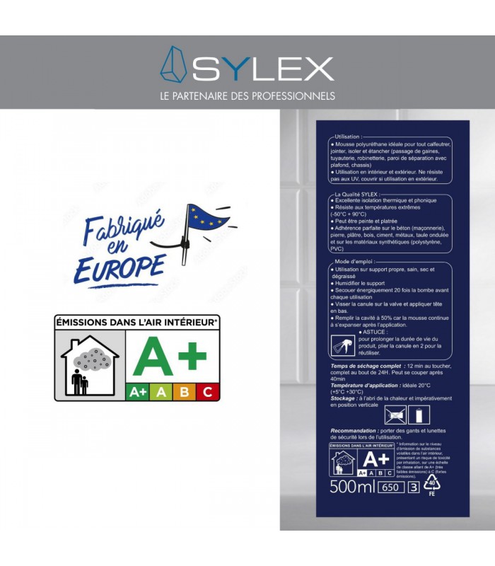 Mousse expansive PU 1C 500ml