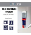 Colle fixation Zinc SW 290 millilitres - MS polymère étanche