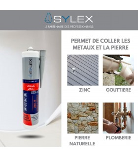 Colle fixation Zinc SW 290 millilitres - MS polymère étanche