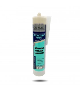 Mastic Sylex SX 640 Silicone 3 en 1 - Joint sanitaire 280 ml