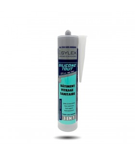 Mastic Sylex SX 640 Silicone 3 en 1 - Joint sanitaire 280 ml