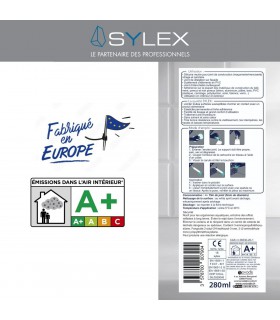 Mastic Sylex SX 640 Silicone 3 en 1 - Joint sanitaire 280 ml