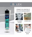 Mastic Sylex SX 640 Silicone 3 en 1 - Joint sanitaire 280 ml