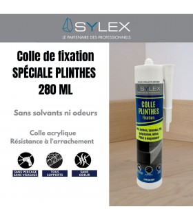 Colle acrylique de fixation spéciale plinthes 280 ml