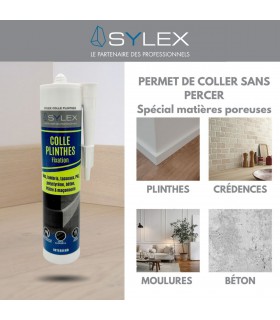 Colle acrylique de fixation spéciale plinthes 280 ml