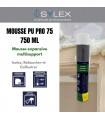 Mousse expansive polyuréthane mono-composante 1C Pro 750 ml