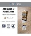 Mastic joint de finition bois et parquet Sylex