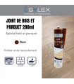 Mastic joint de finition bois et parquet Sylex