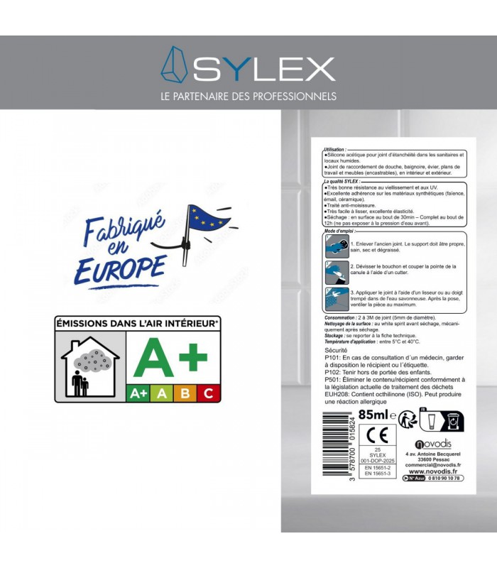 SA 707 - Mini Silicone Sanitaire Anti-Moisissure - Format Mini 85ml