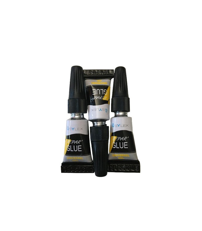 Colle Répar'Glue Gel 3 x 1 g Sylex